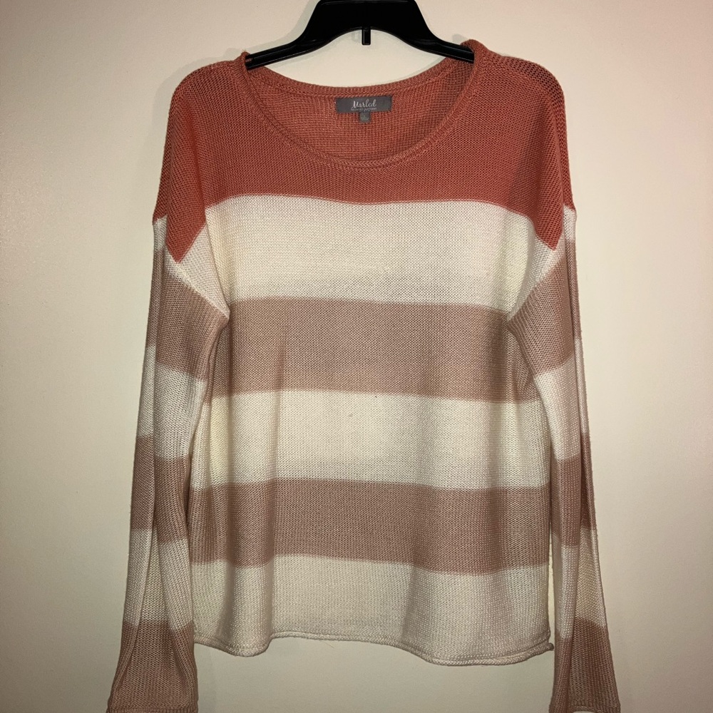 Marled large sweater